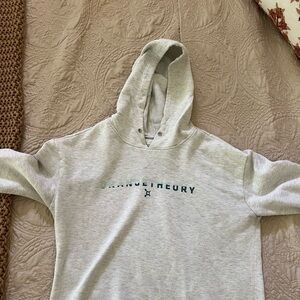 Gray cropped Orangetheory Hoodie